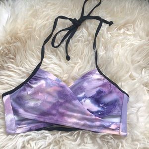 Vs pink wrap bikini top